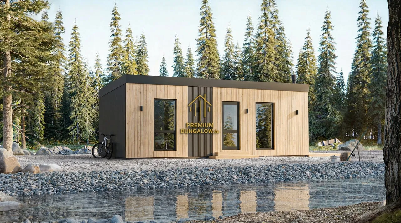 Modulhaus-Modell Calgary – schlüsselfertiges Rendering