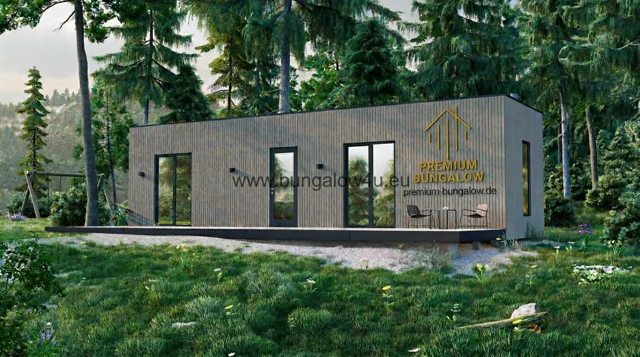 Modulhaus-Modell Victoria Spa – schlüsselfertiges Rendering