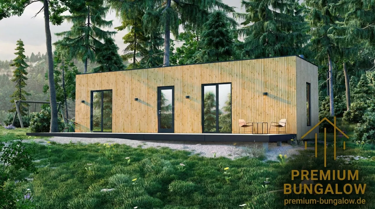 Modulhaus-Modell Victoria – schlüsselfertiges Rendering